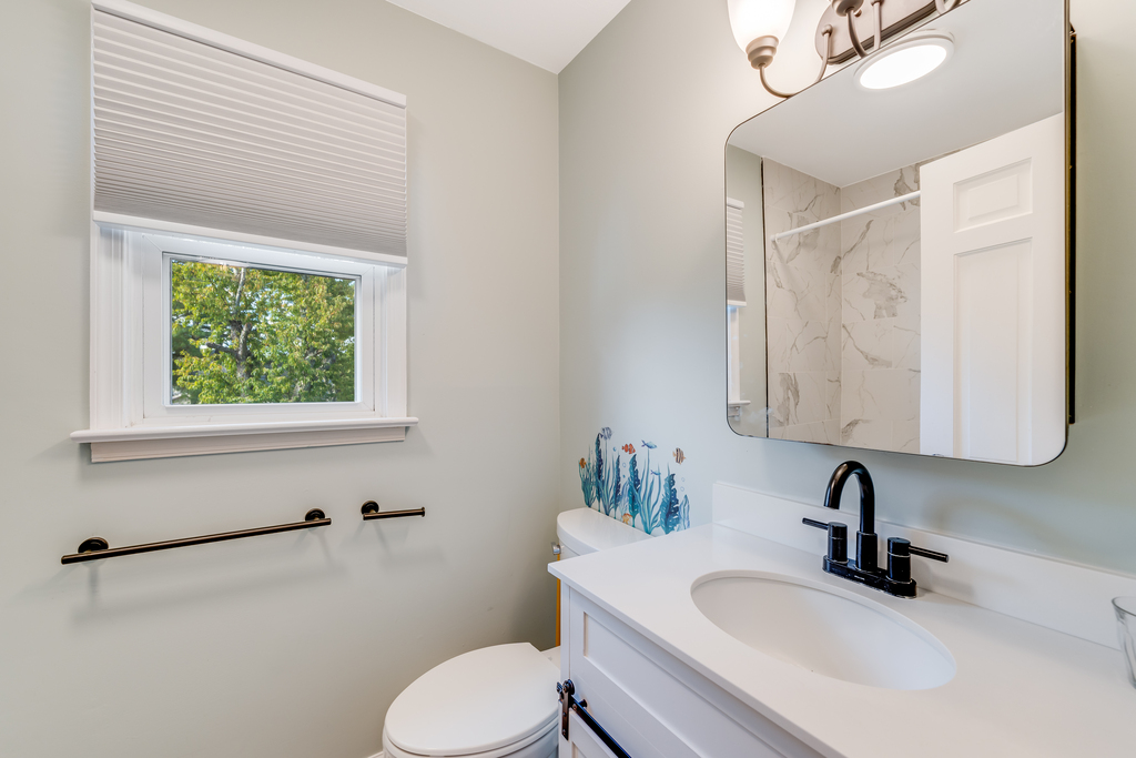 Upstairs, Full Bath 2 is shared.