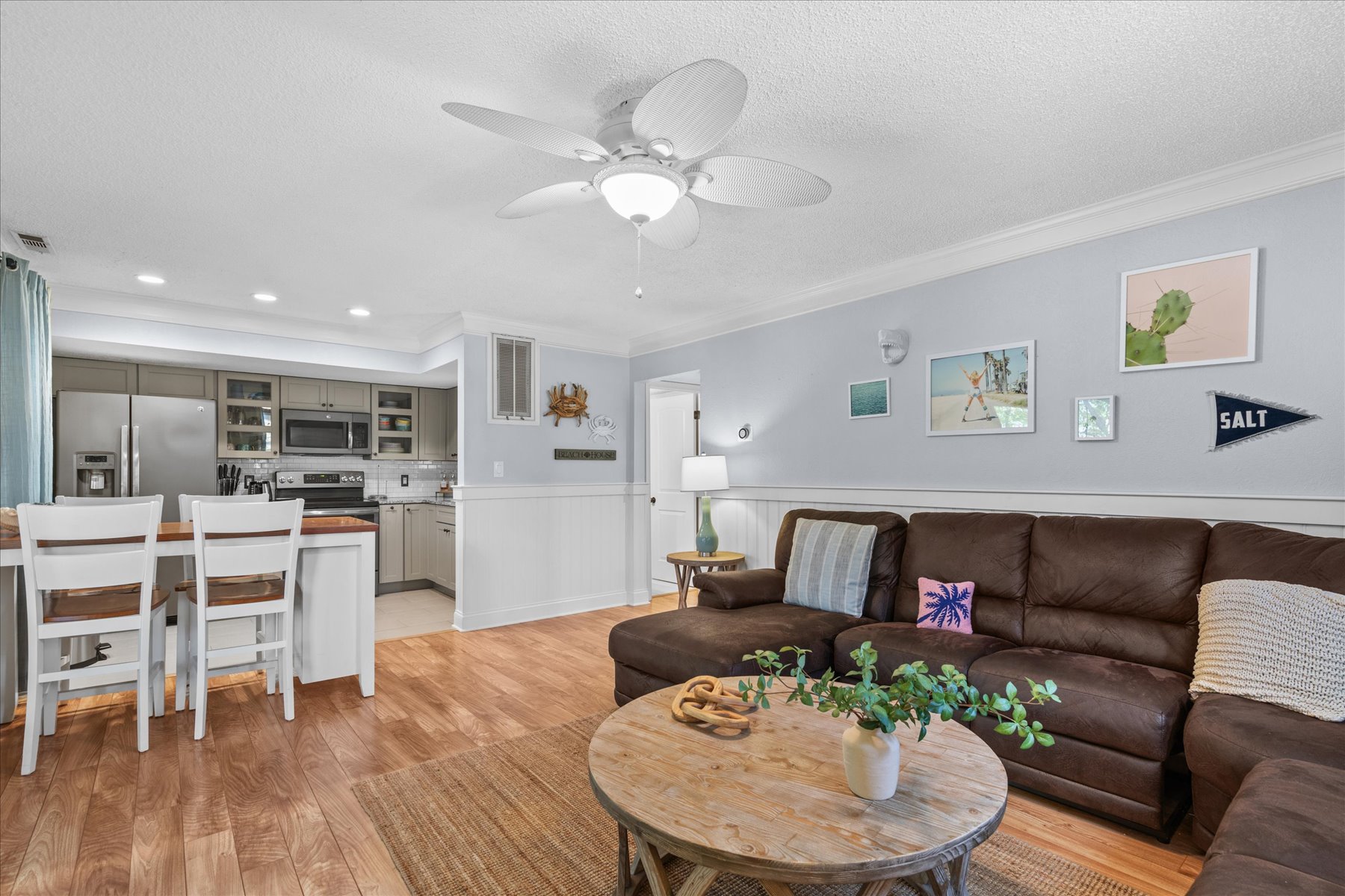 The Open Concept is great to never miss a second of Family Fun!