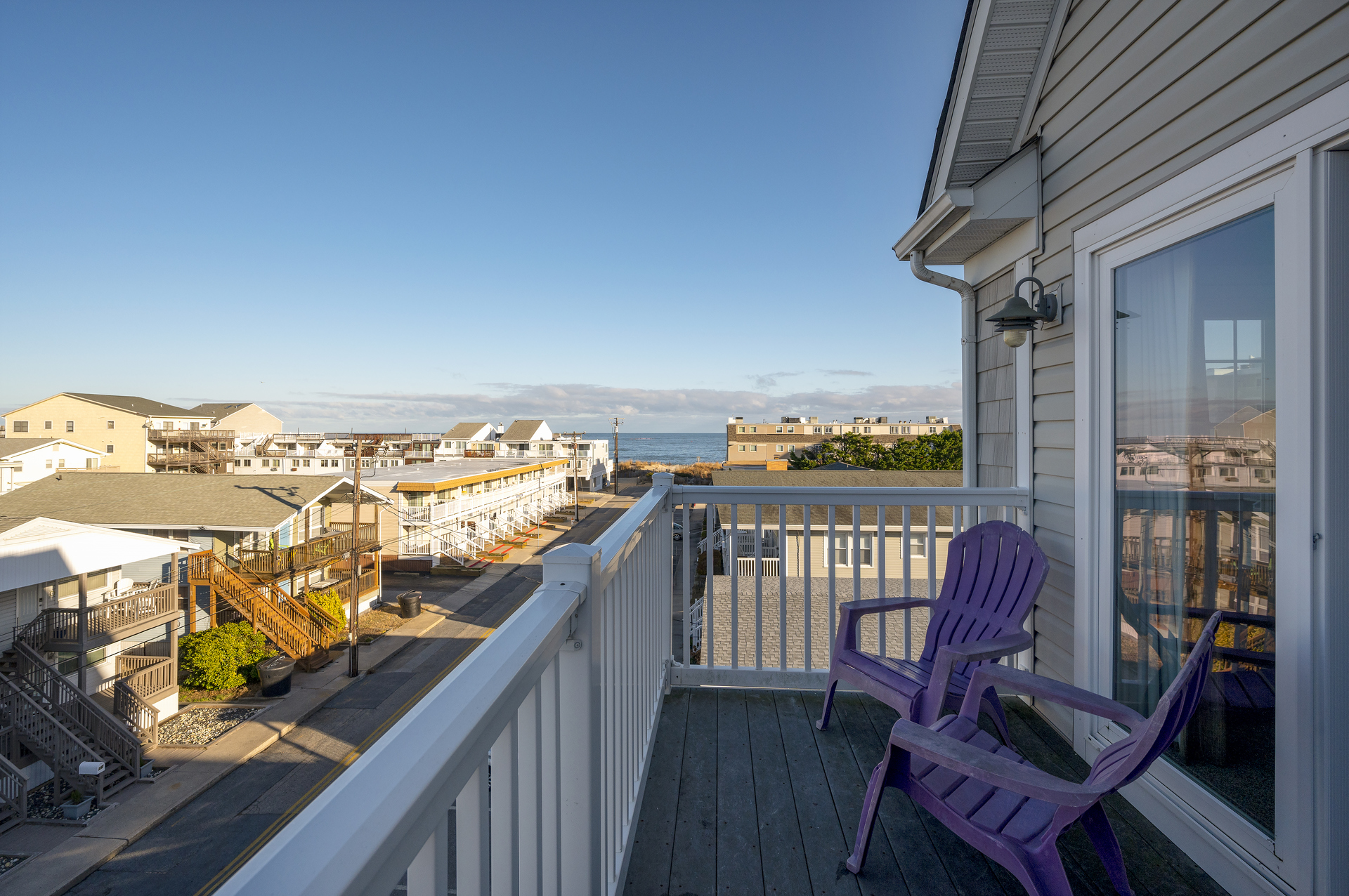 Balcony views of the Beach and the Bay