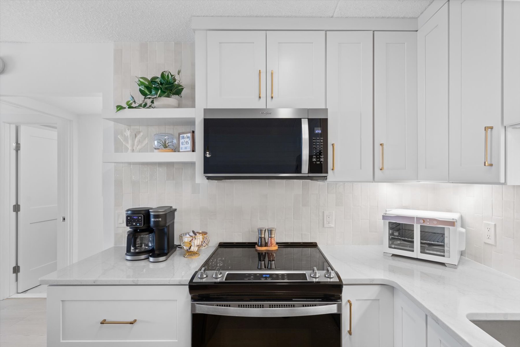 Stunning kitchen with modern appliances.