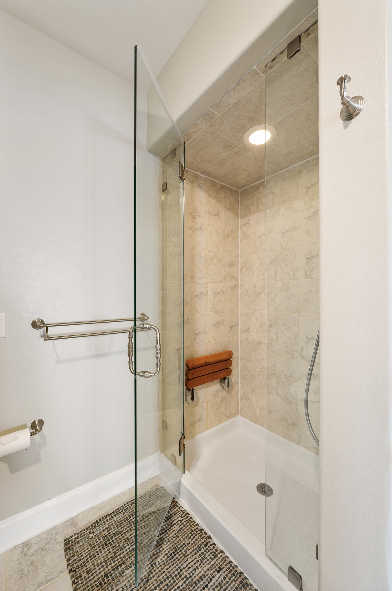 Luxurious Walk-in Shower.