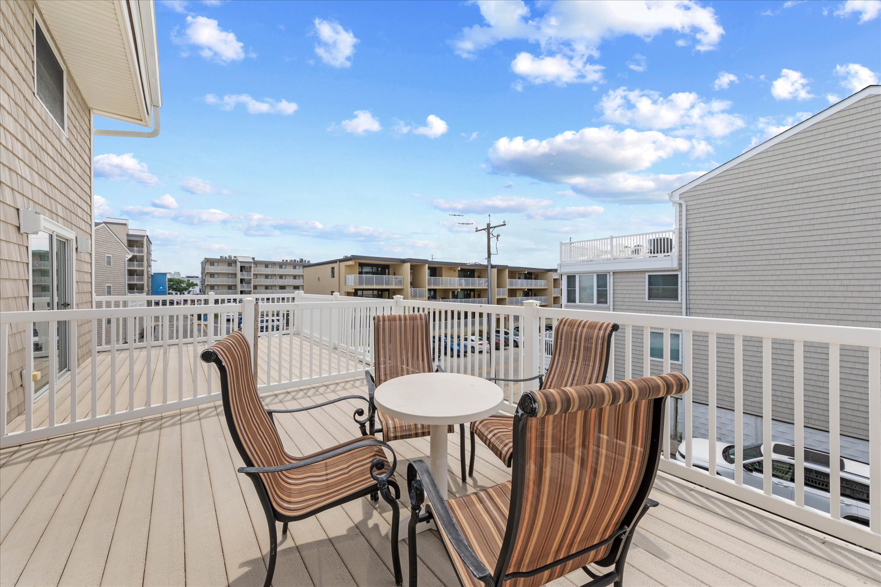 Enjoy the fresh air or a fun card game!