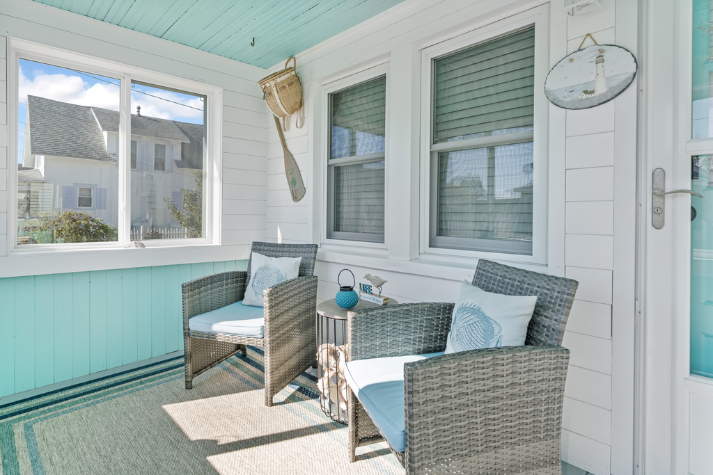 Enjoy your morning coffee here as you watch our sleepy Island come to life each day.