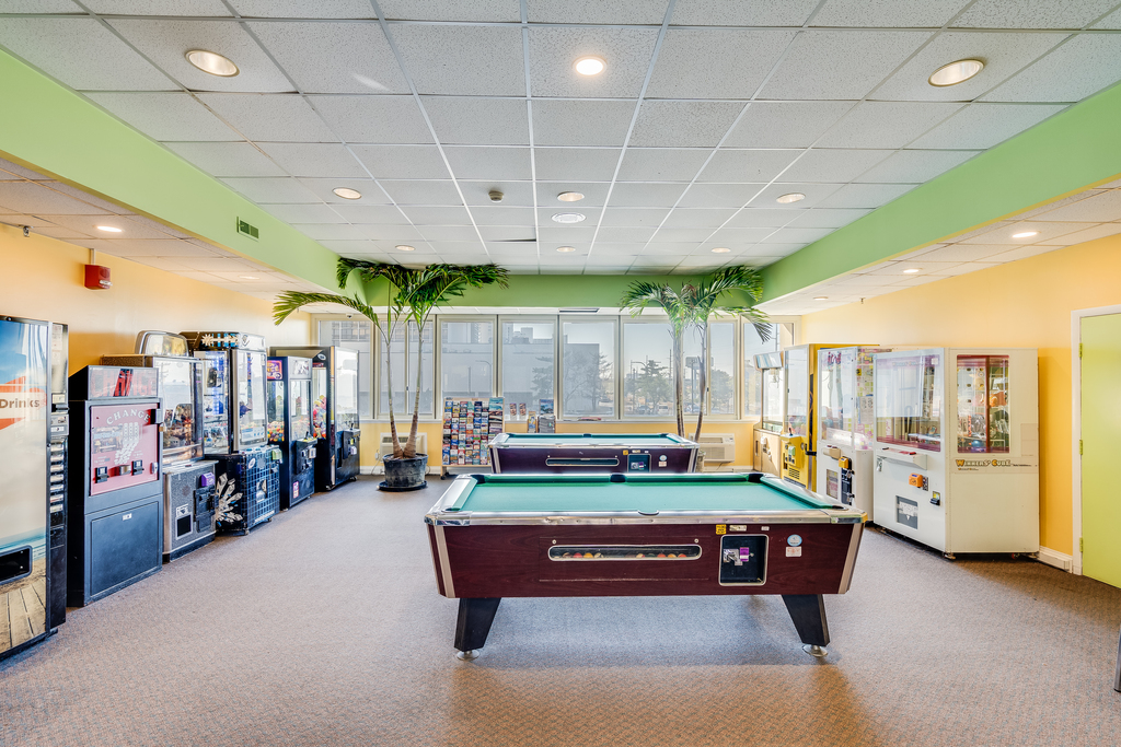 There's also a game room with Pool Tables