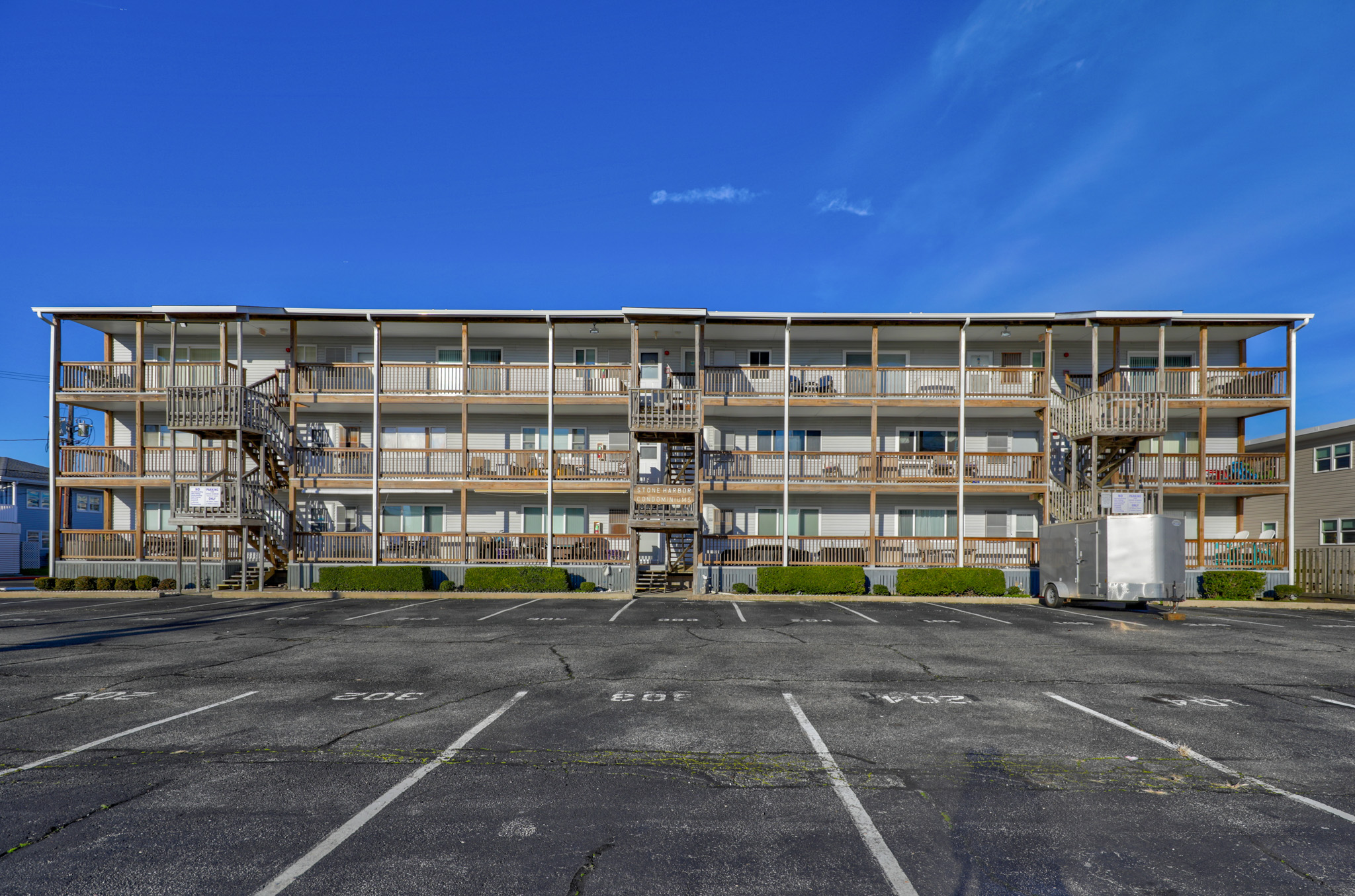 Stone Harbor 304 is on 9th St., Just a short walk to the Boardwalk and Beach!