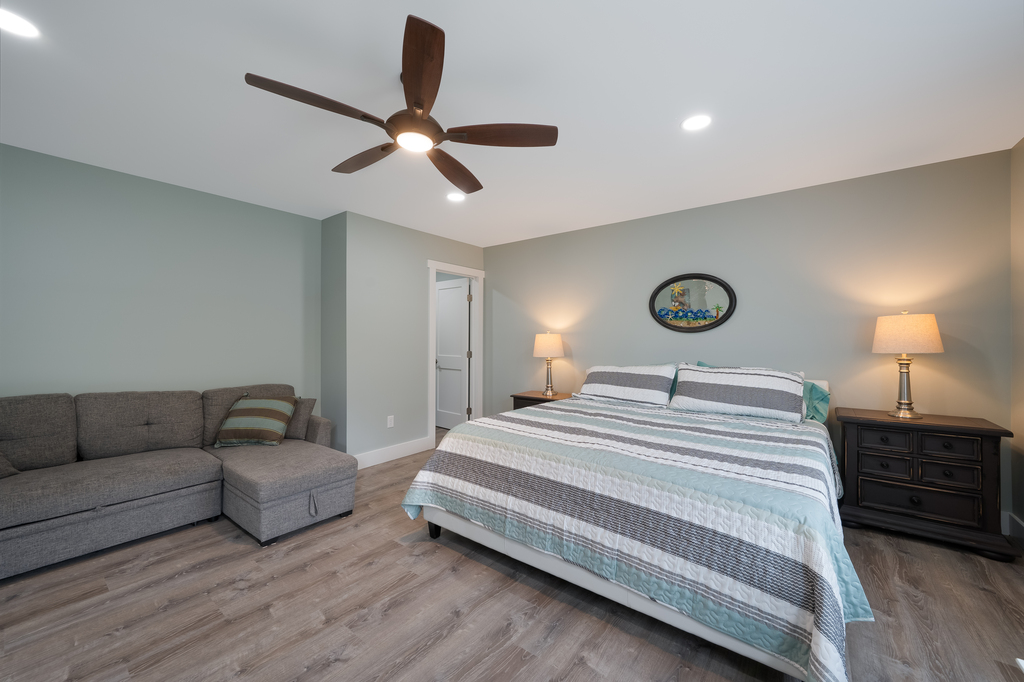 Bedroom 3 is great for families, and can sleep 4 total.