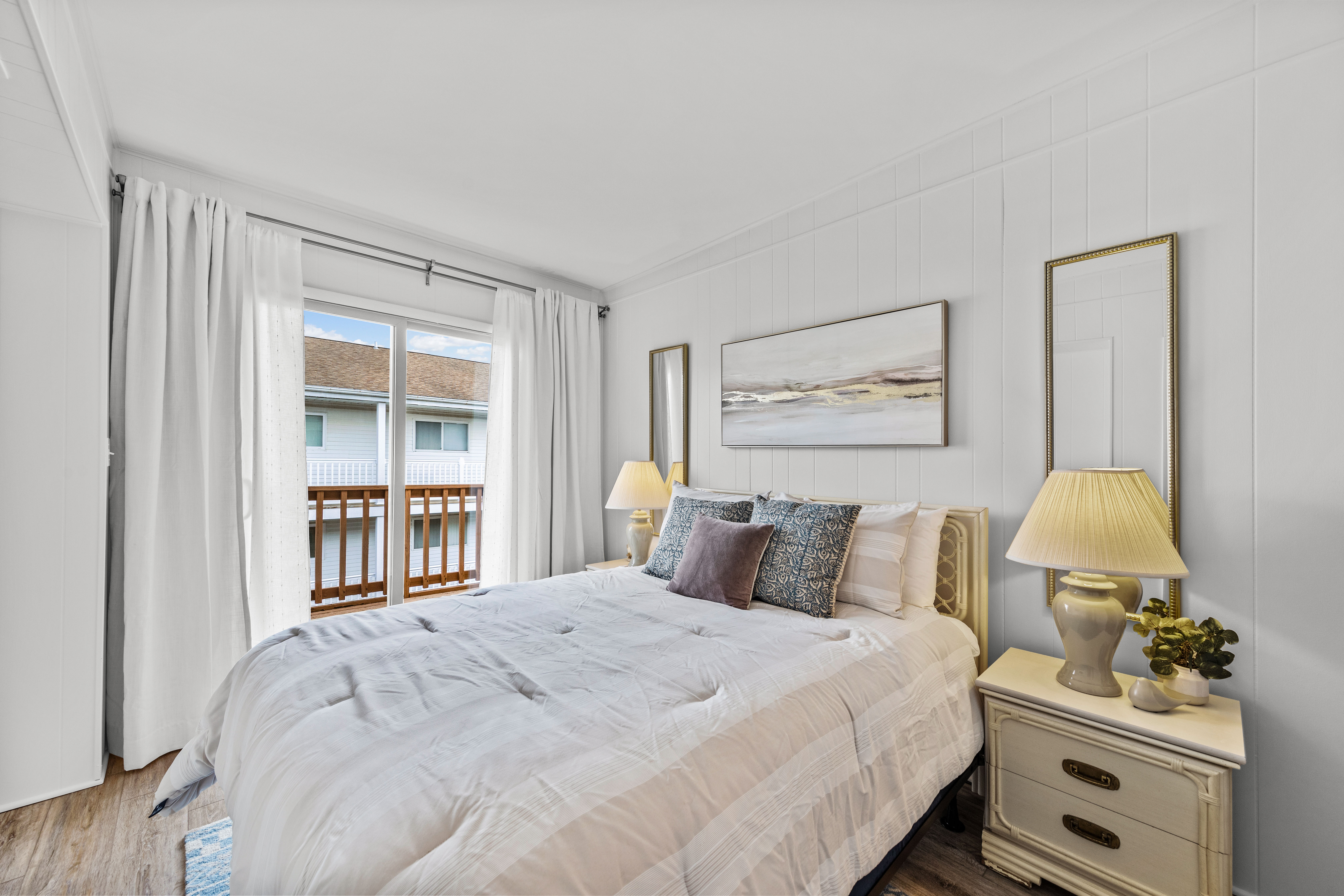 The cozy Queen in the Primary Bedroom is great to refresh before your next day of fun!