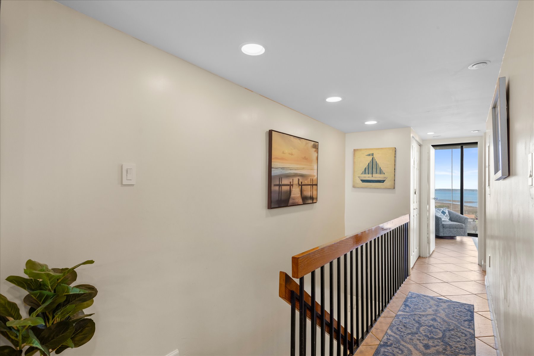 Sleek, modern staircase