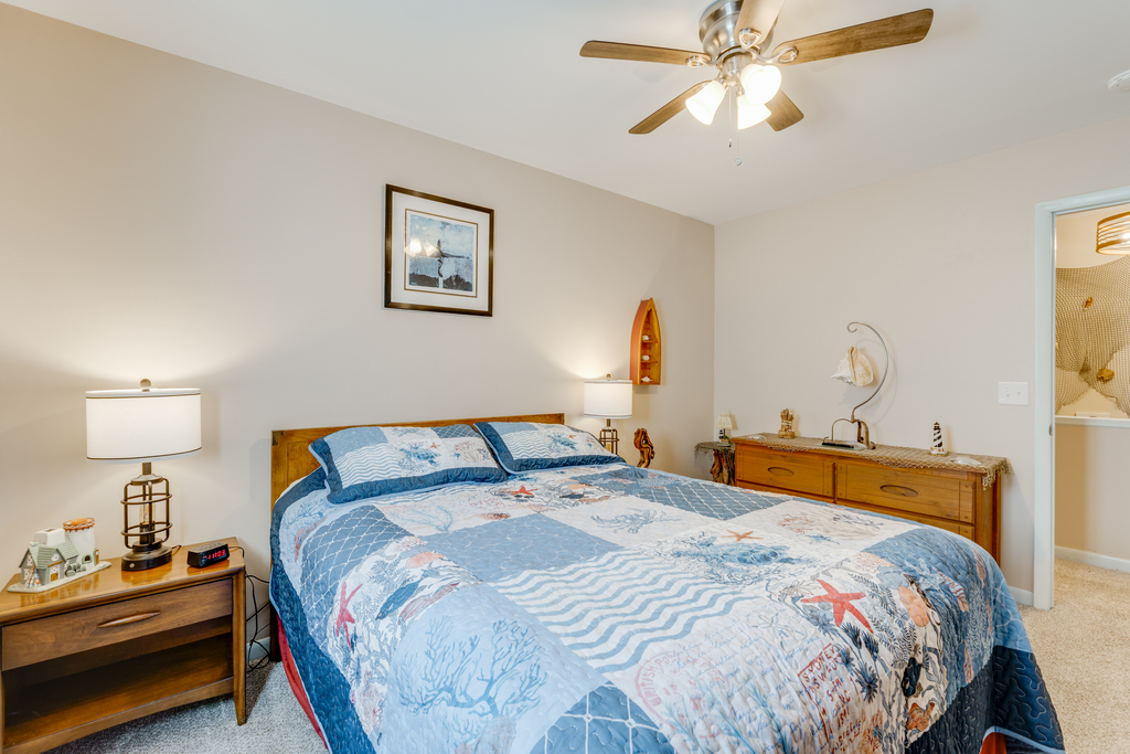 Bedroom 2 also has a comfy Queen Bed.