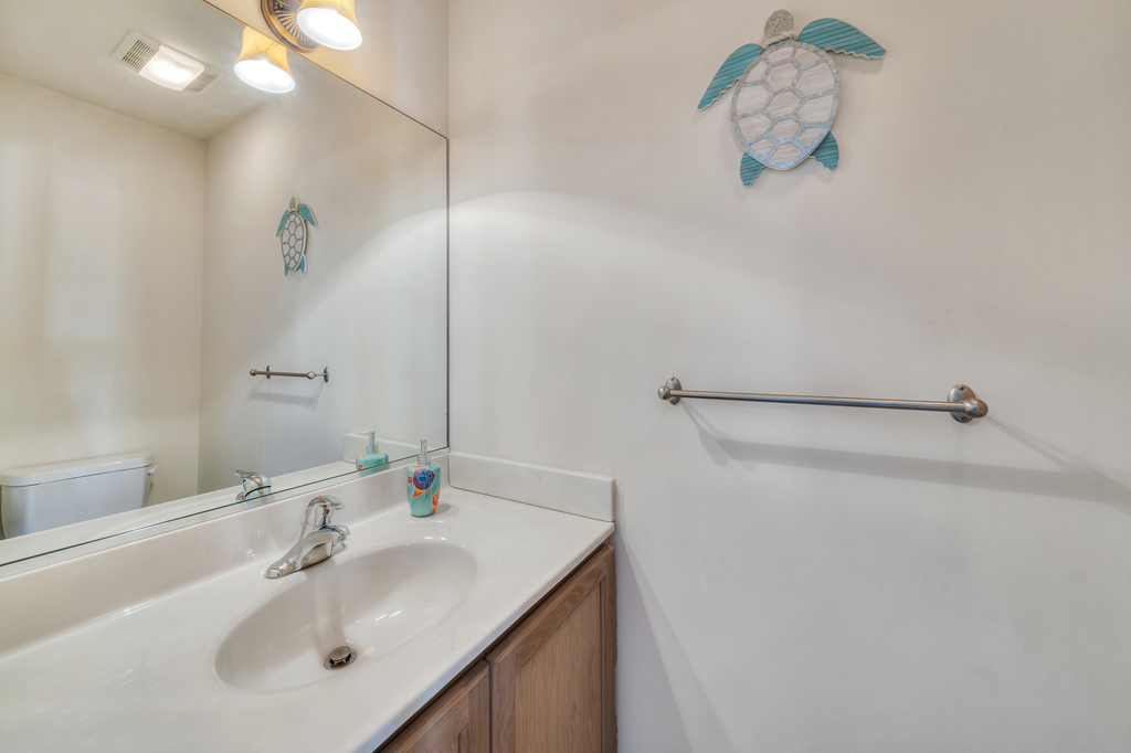 Convenient Half Bath just off Kitchen.