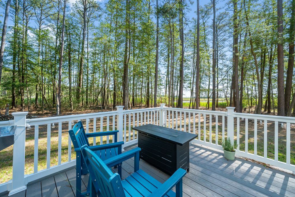 Share stories of the day's adventures around the Fire Pit.