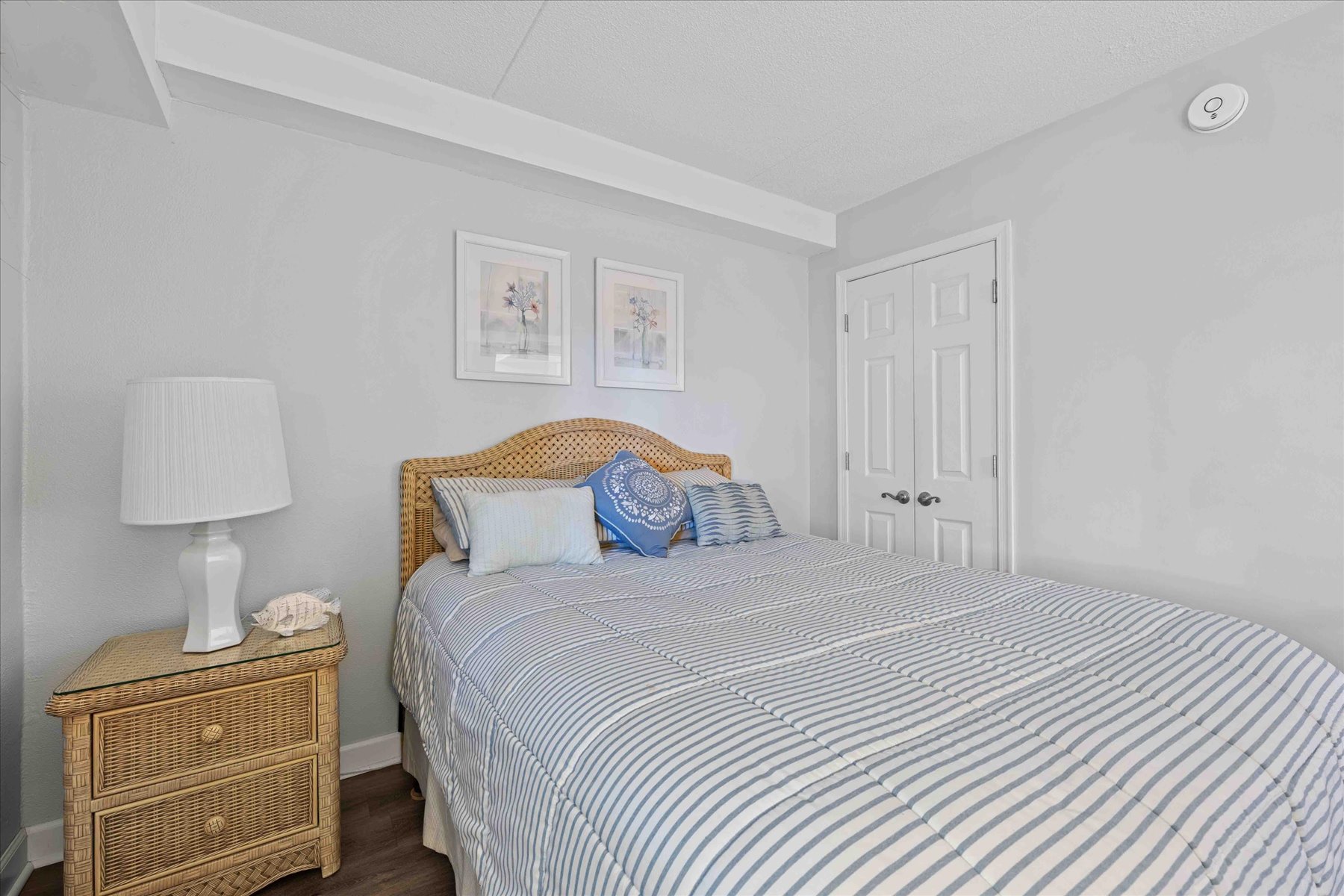 Bedroom 2 features Queen Sized Bed.