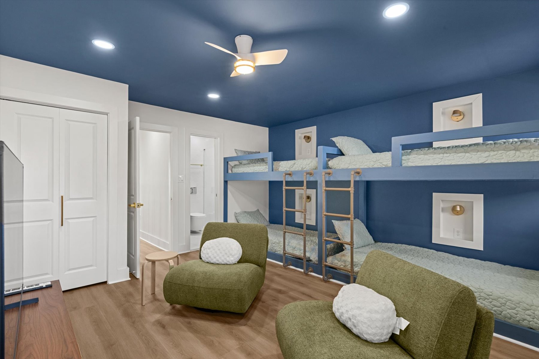 Custom Built and Modern Bedroom 2 on the 3rd floor.