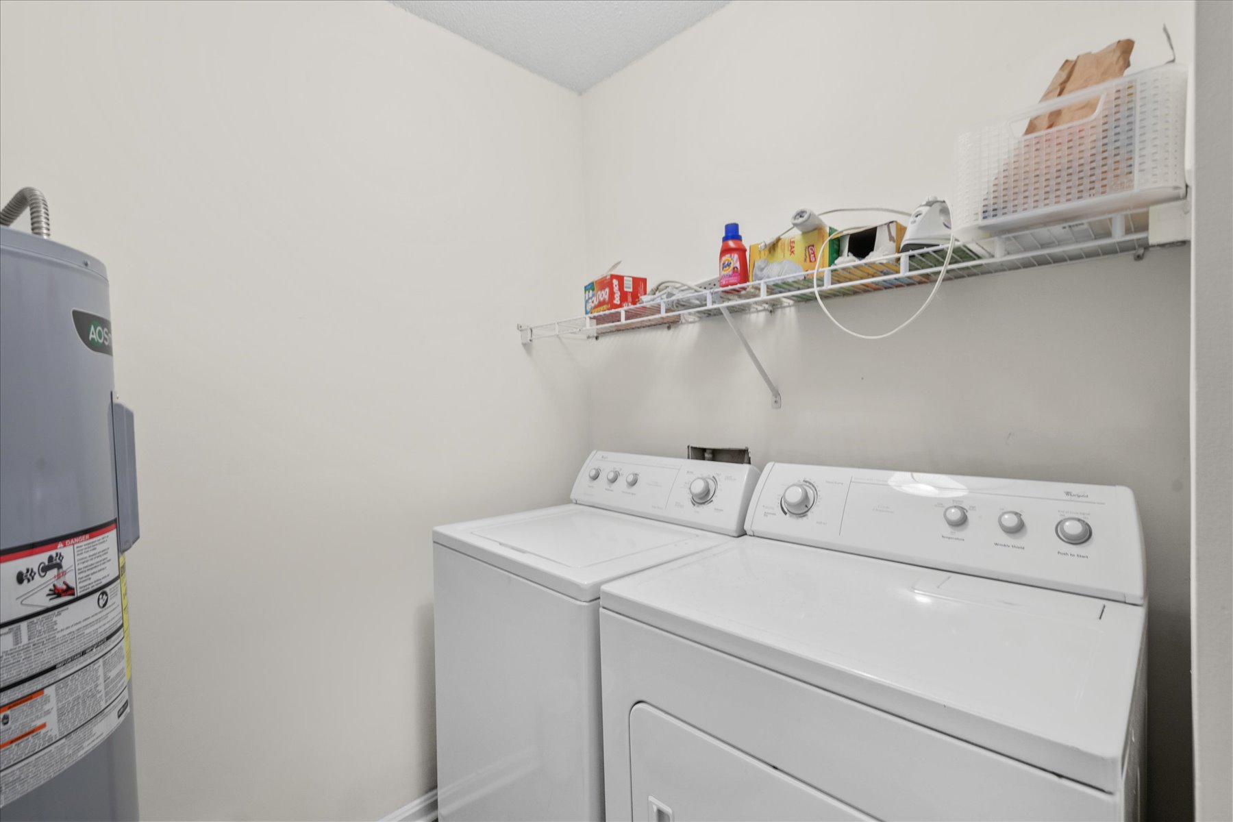 Washer and Dryer available for your use.