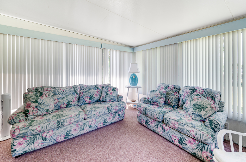 There is a Sleeper Sofa in this area - just in case you need it.
