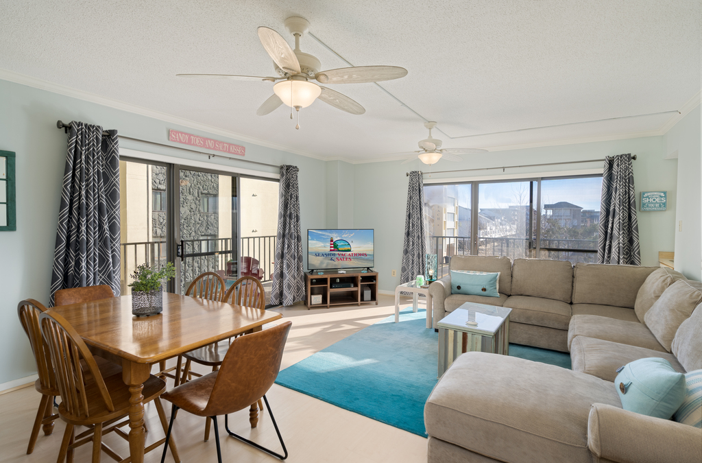 Round up the family for some quality time and enjoy a movie on the flat screen together.