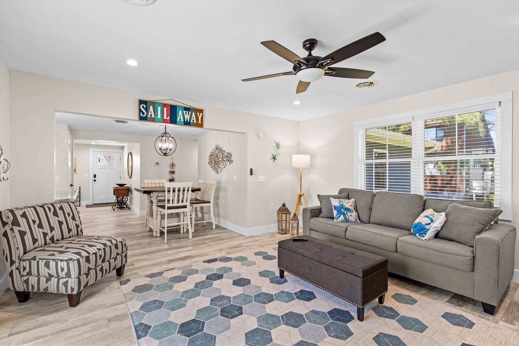 There is yet another Living Area just off the Kitchen!