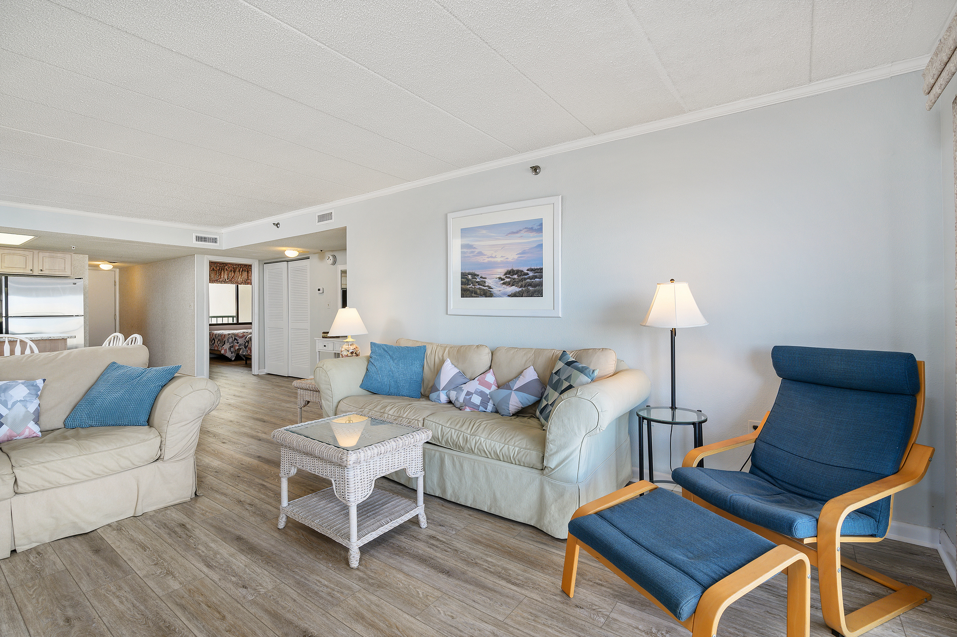 The Sleeper Sofa can open up to sleep 2!