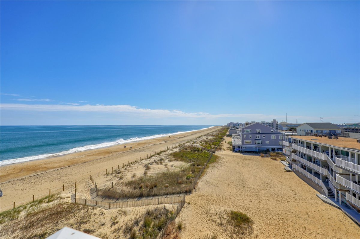 Uninterrupted beach views for miles.