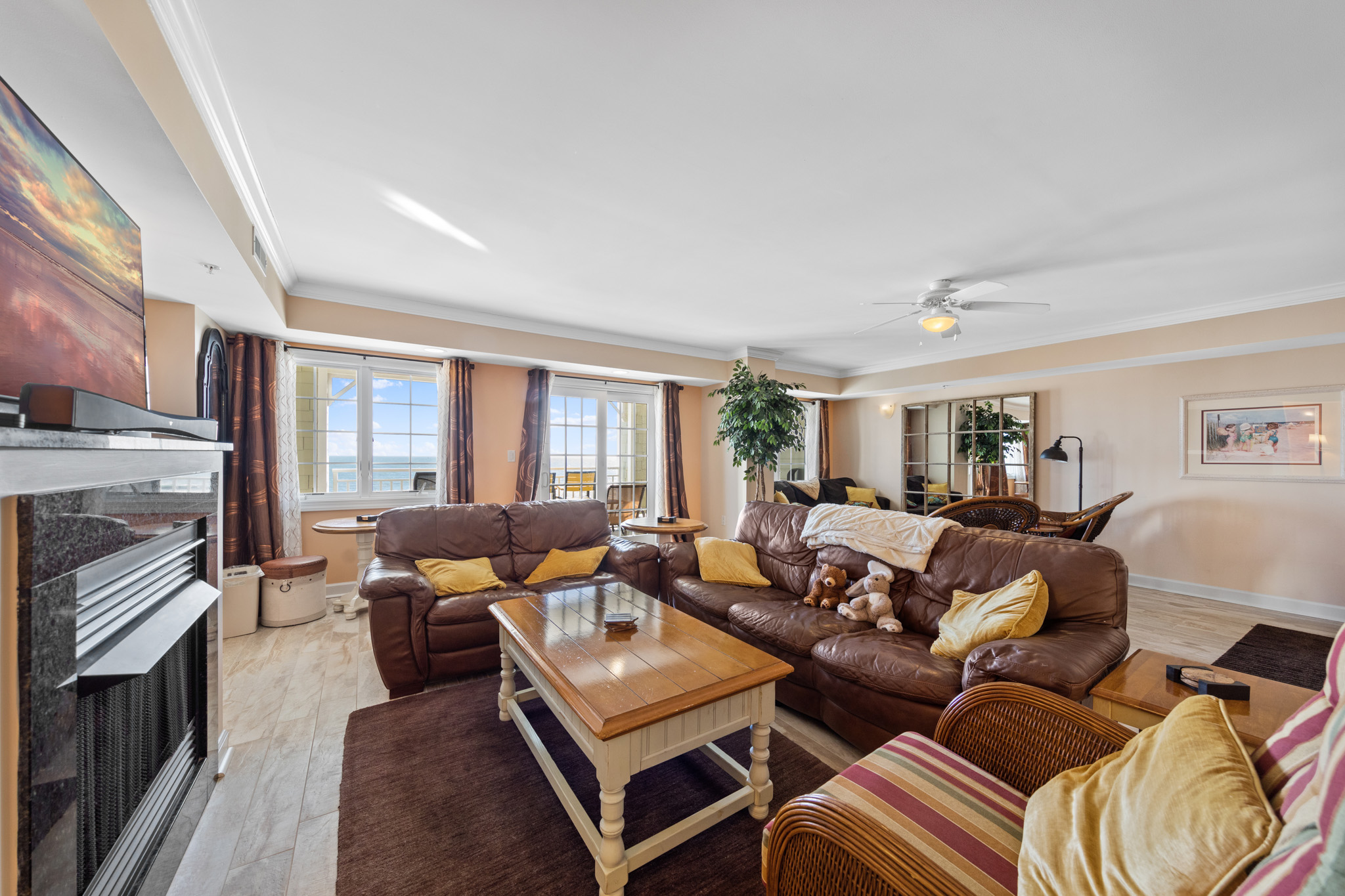 Plenty of comfortable seating for the whole crew!