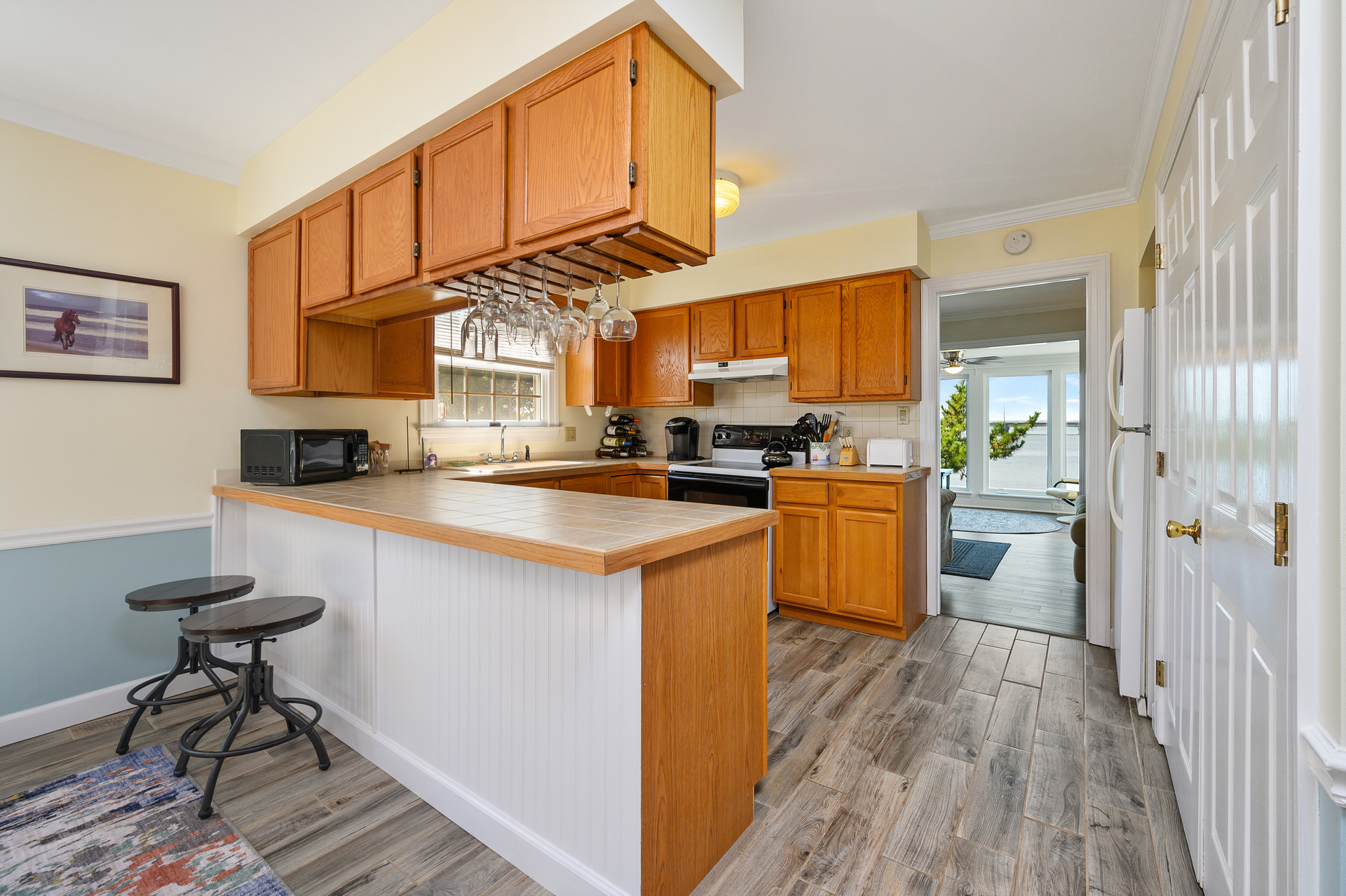 The Chef in your family will love the well-equipped Kitchen.