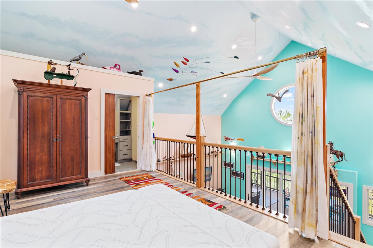 Draw the curtains when you need a little privacy.