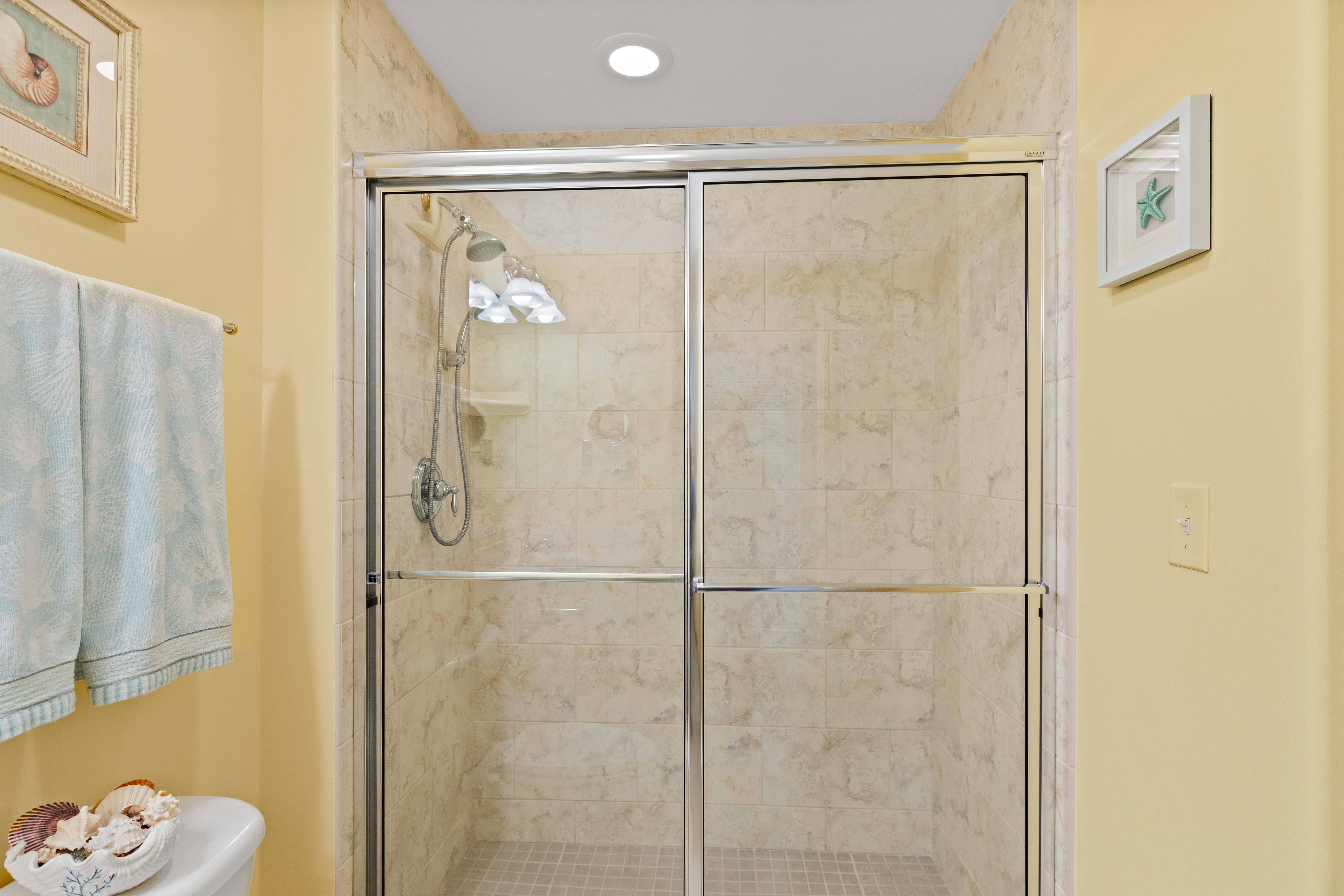 You'll Love the Large, Walk-In Shower in the Primary Bath!