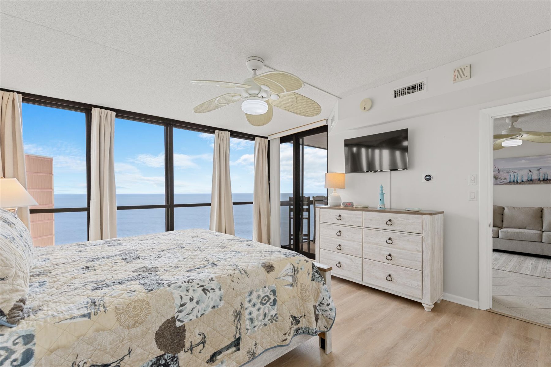 With a view like this, you'll never want to leave the bed.