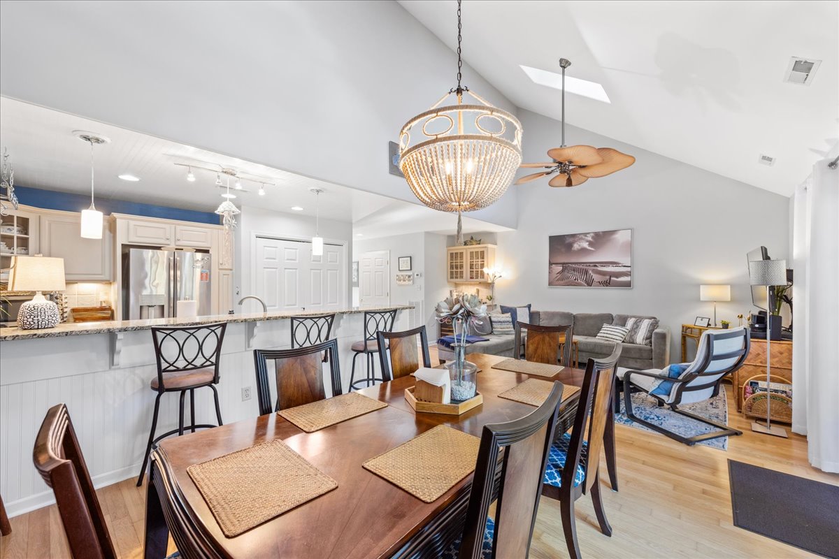 Dine in the comfort of Central AC or wander to one of many great Dining options nearby.