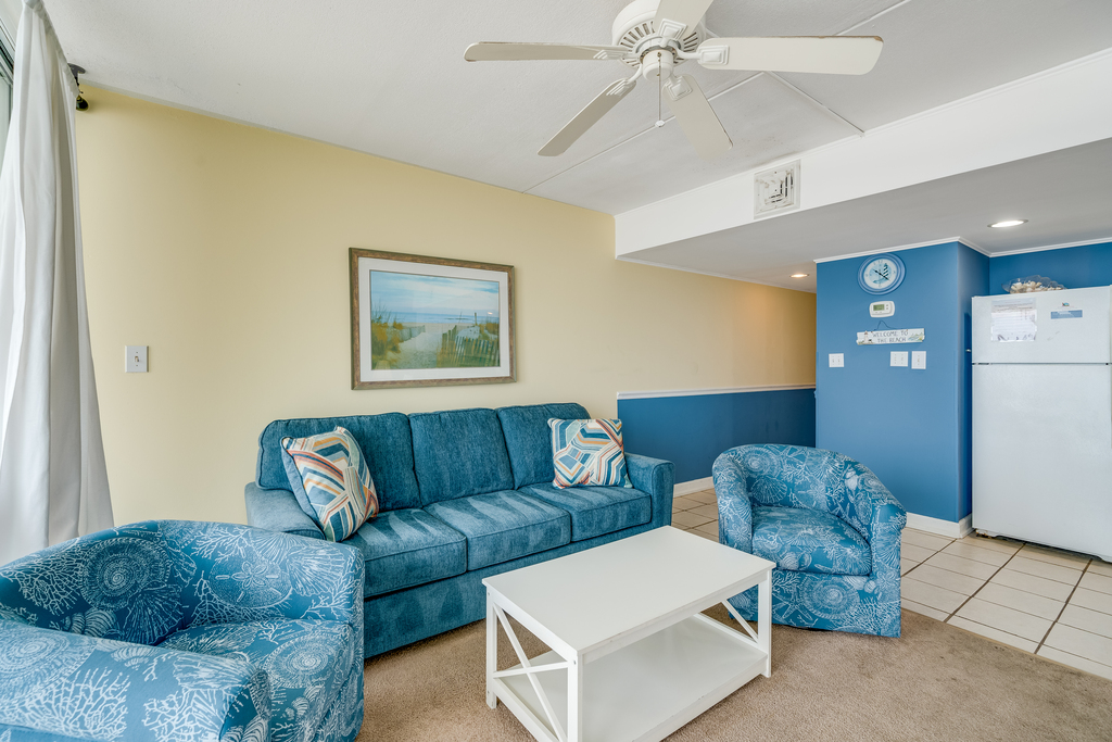 Plenty of natural sunlight beams through this Bright & Beachy home.
