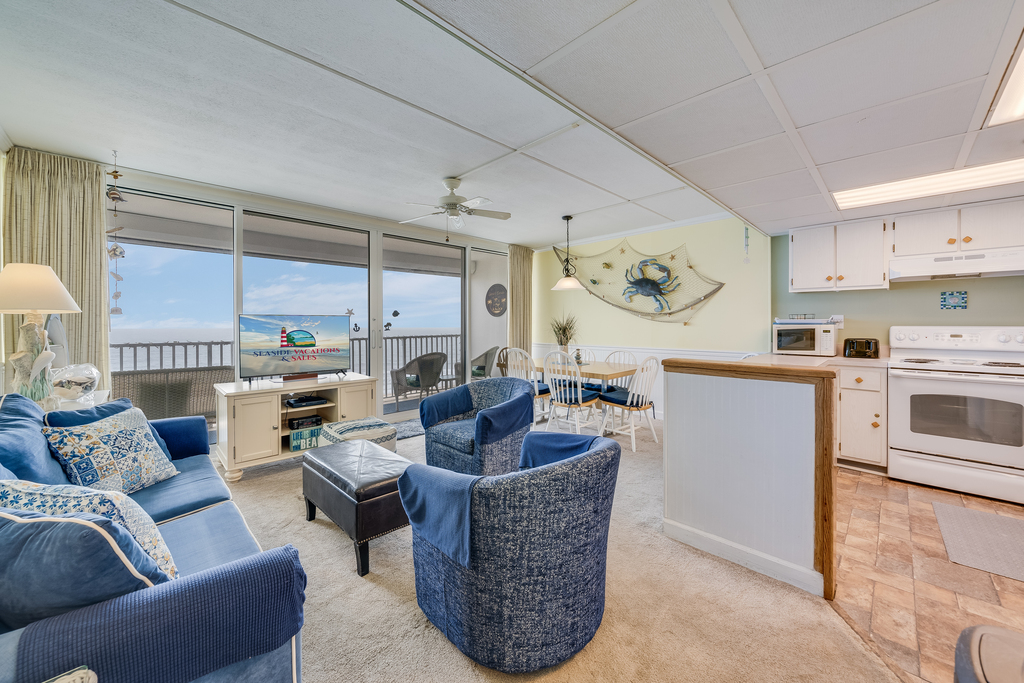 Whip up a snack or simply relax—stunning ocean views make every moment memorable.