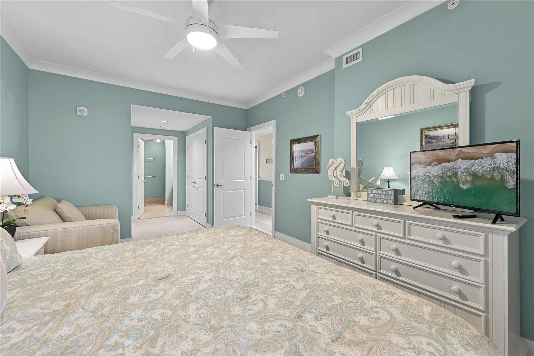 Enjoy movie nights from the comfort of your own bed.