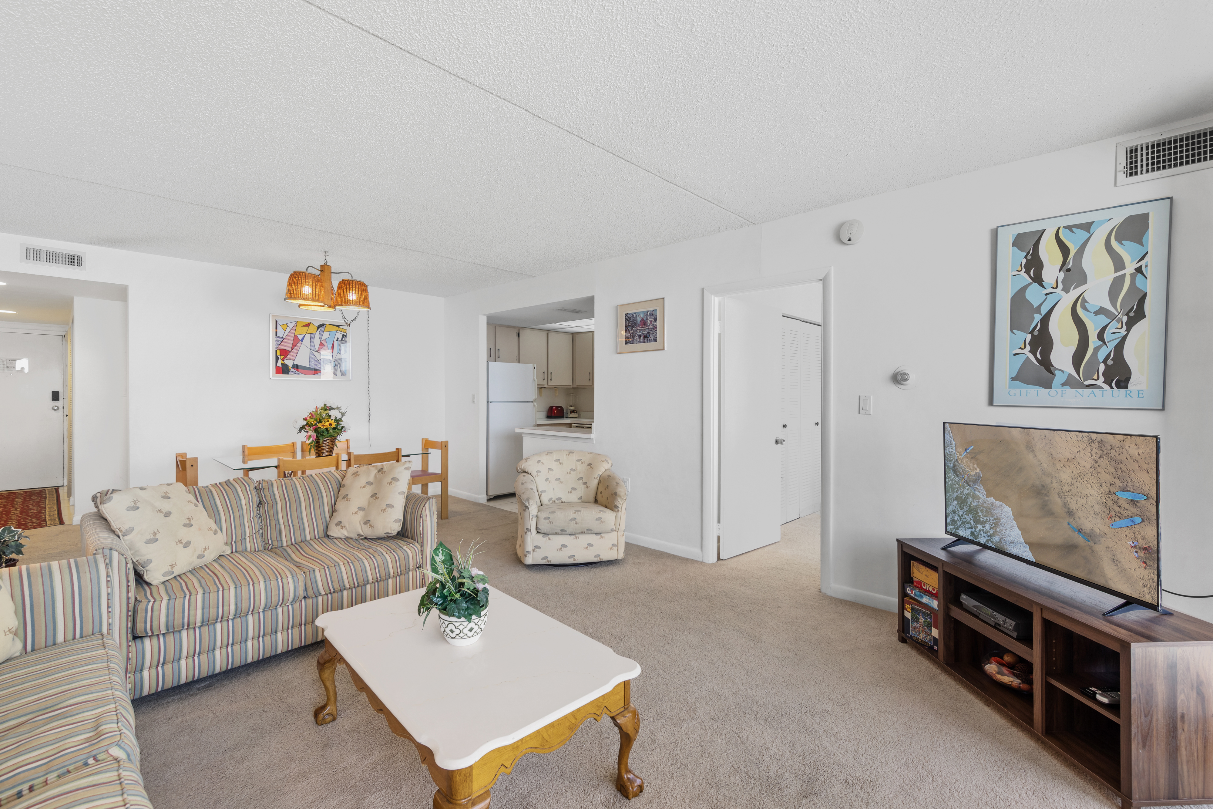 Watch a movie or gather for a family game night