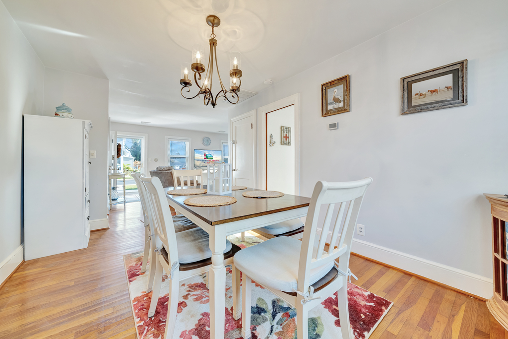 Dine in the comfort of Central AC in the Dining Room.