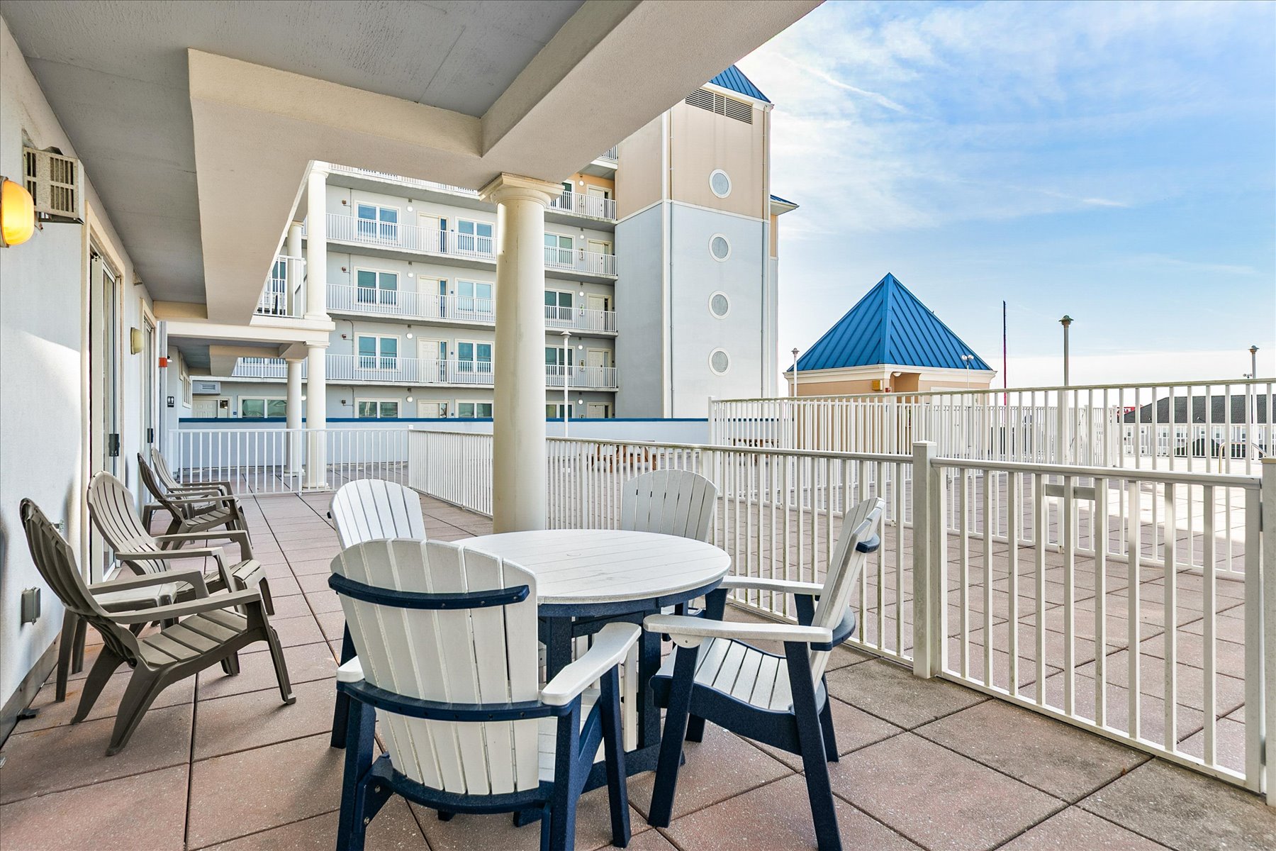 Relax on the outdoor patio!