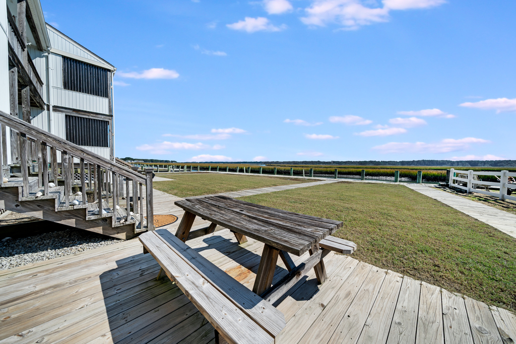 Dine Al-Fresco on the Deck and take in that salty, sweet sea breeze.
