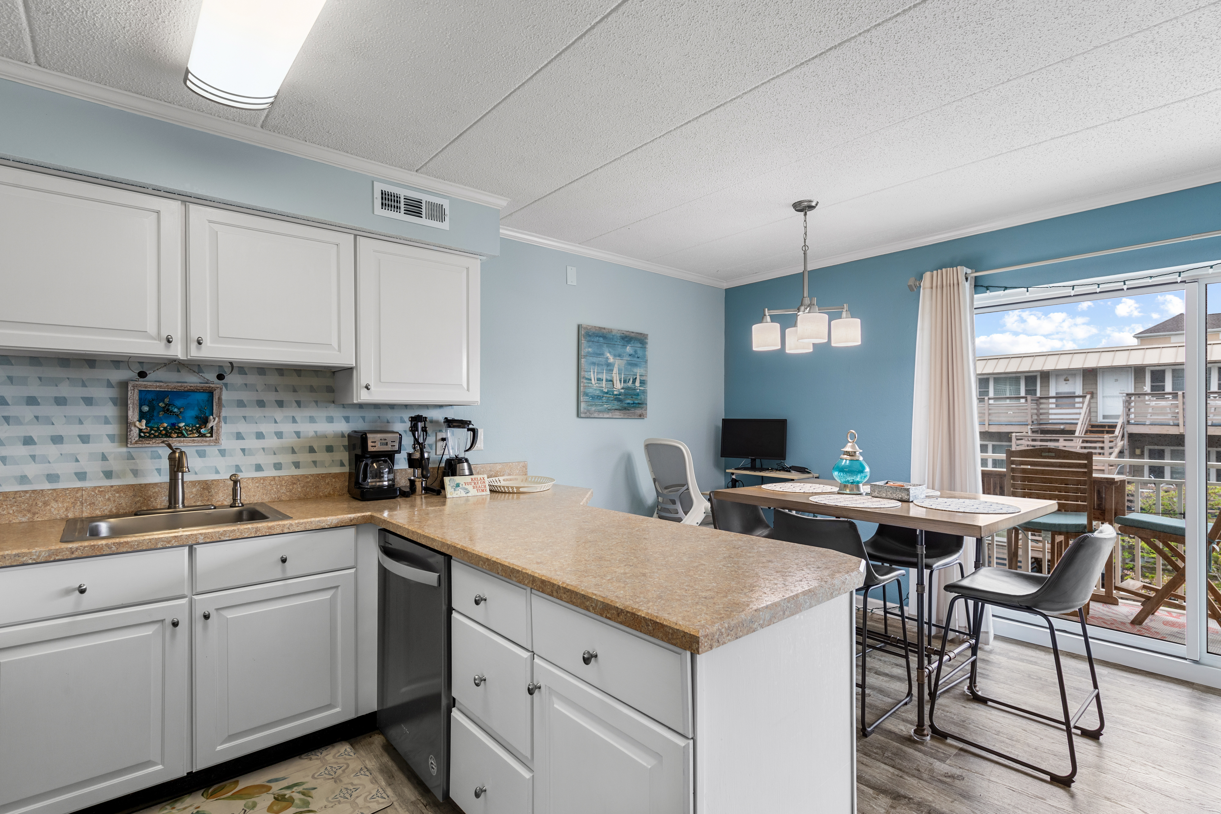 Abundant counter space