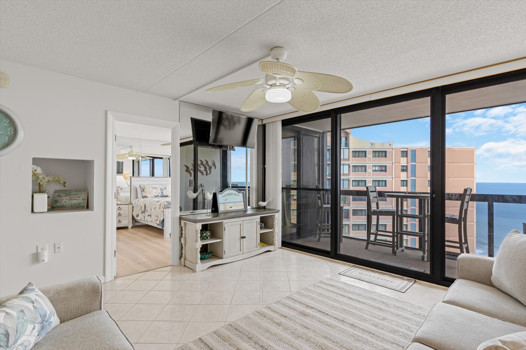 Cool off in the AC and enjoy the Ocean Views, which are nothing short of mesmerizing!