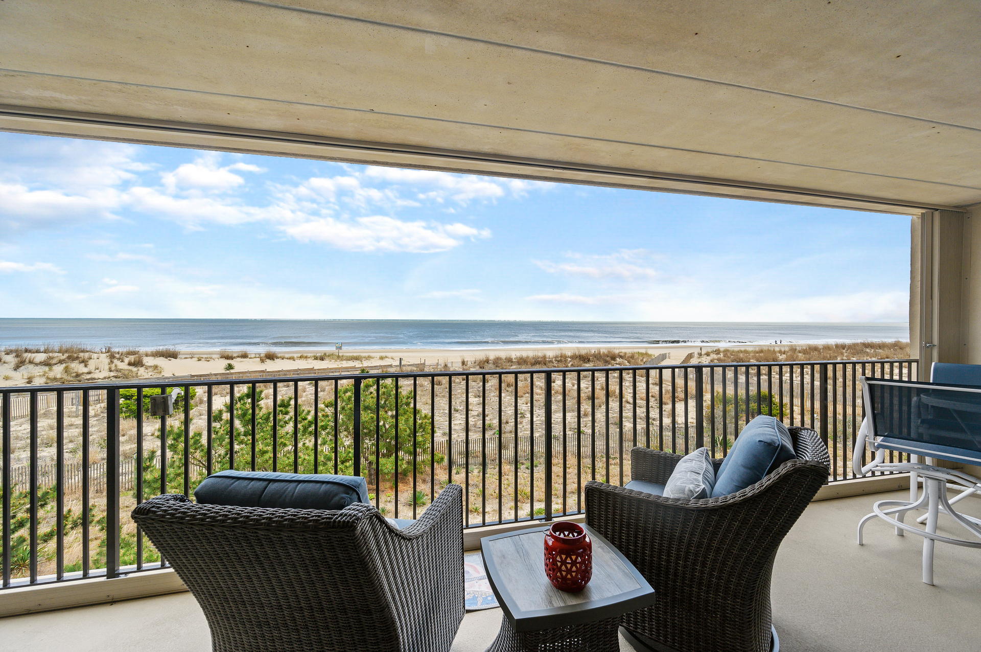 Enjoy a cup of coffee or glass of wine, and take in the natural beauty