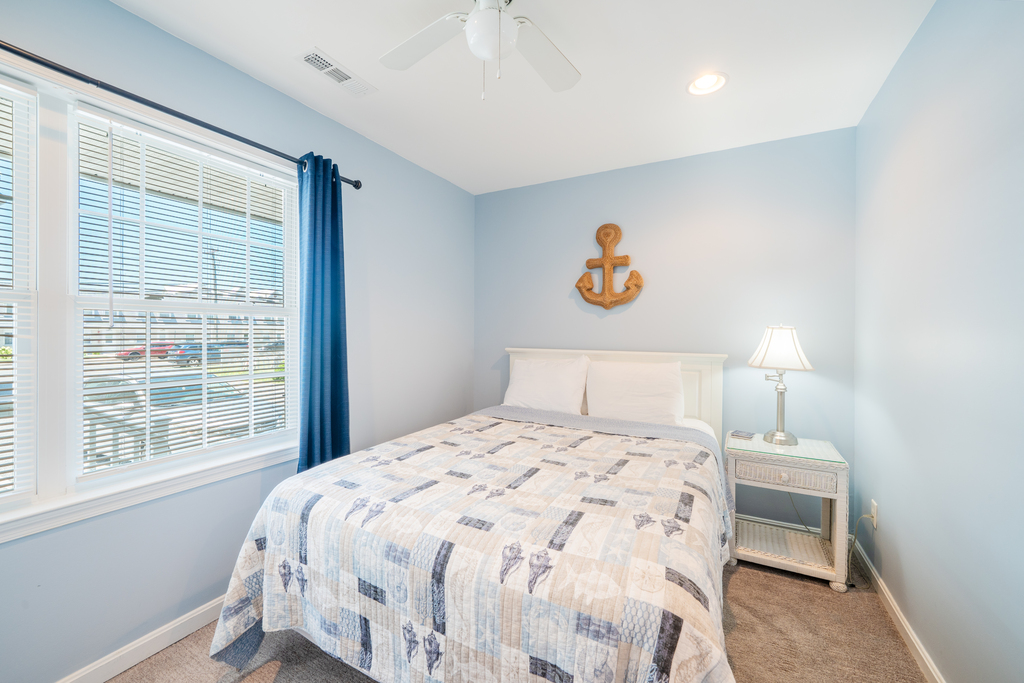 Bedroom 2 with a Queen Bed on 1st Level
