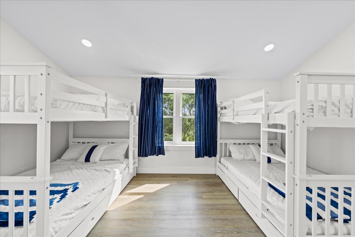 Also on the 3rd Floor is Bedroom 3 with 2 sets of Full over Full Bunkbeds.