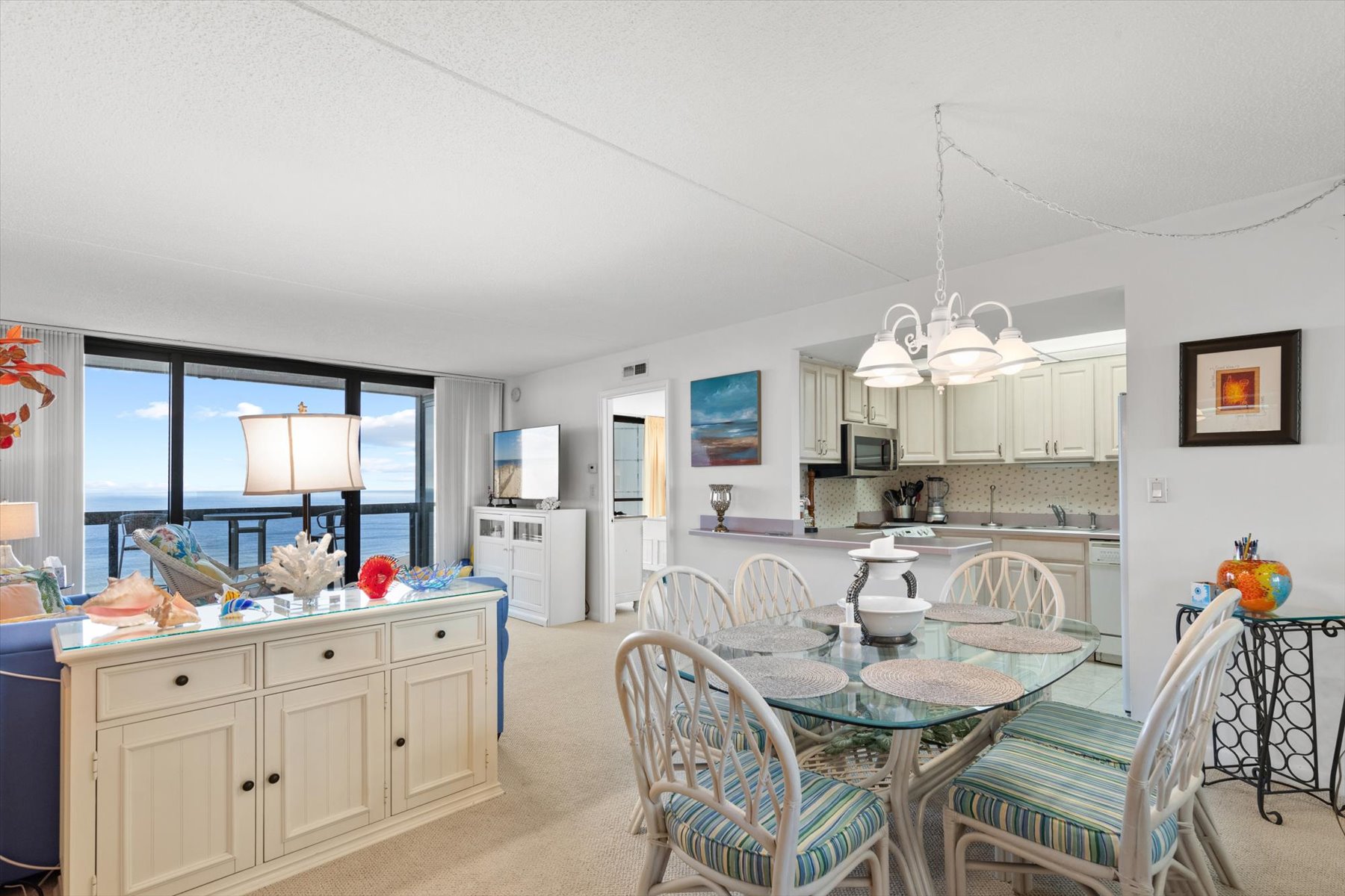 The open concept layout allows you to see the view from anywhere!