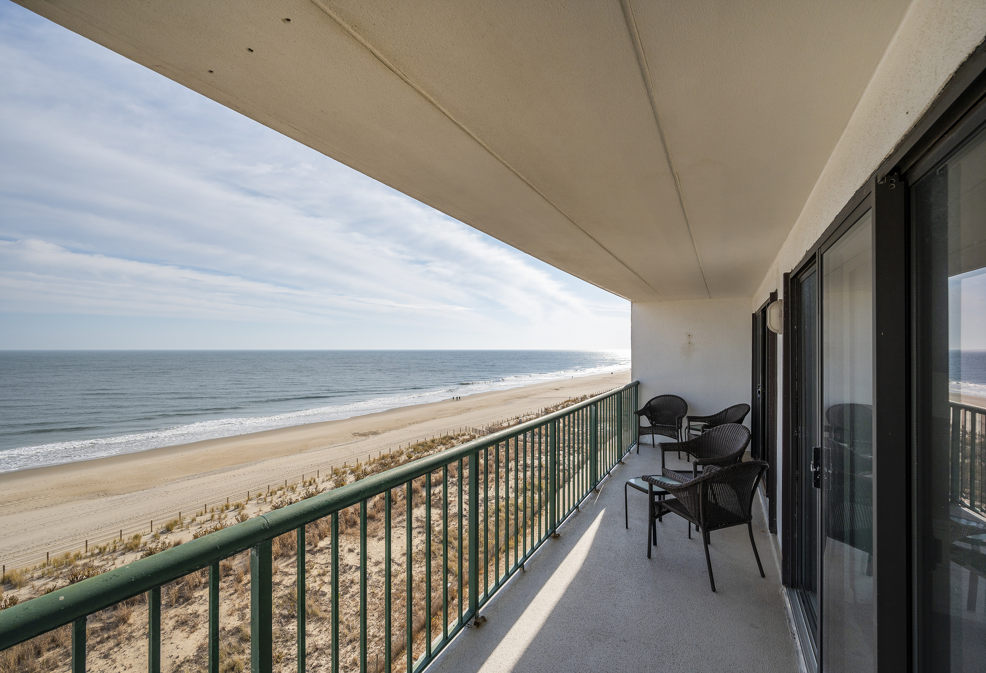 Enjoy a Famous OC Sunrise from your Balcony as you Sip your Morning Coffee.