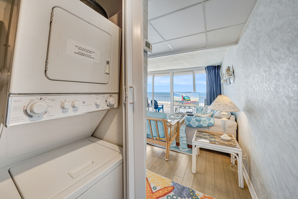 There's even a Stackable Washer/Dryer for your convenience!