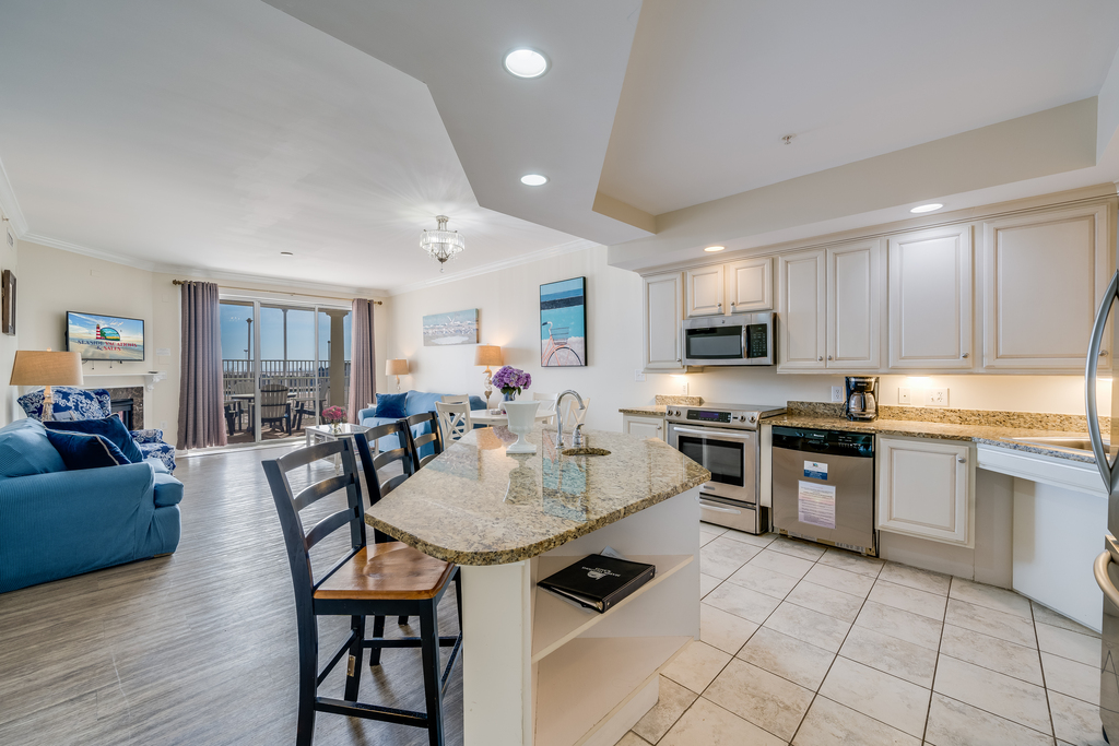 Enjoy this bright and open kitchen.