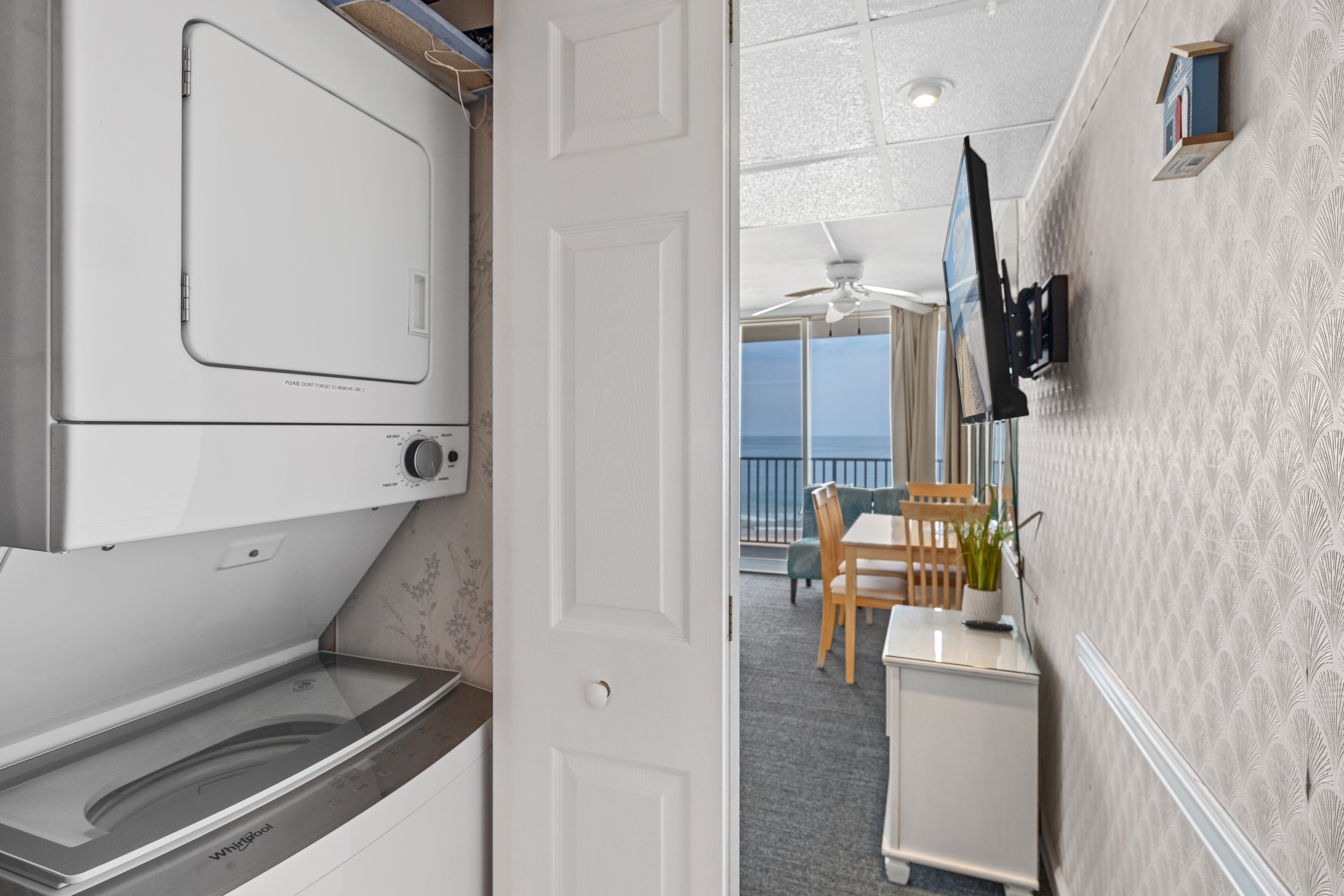 There's even a Stackable Washer/Dryer for your convenience!