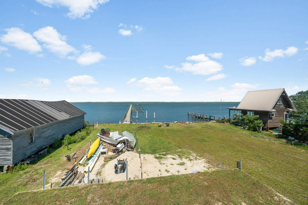 Looking from house to the pristine Chincoteague Bay.
