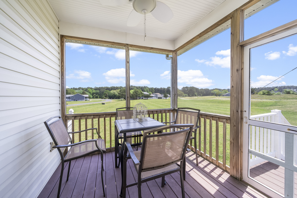Enjoy morning coffee on the Screened Porch and take in that salty, sweet sea breeze.