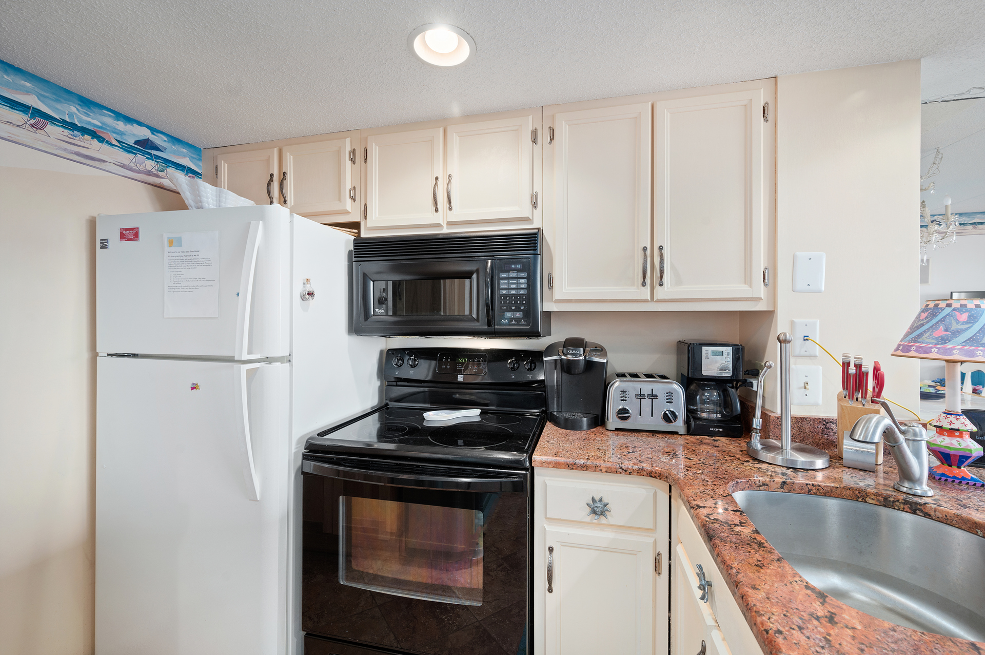 Ample Counterspace allows you to pack the coolers faster!