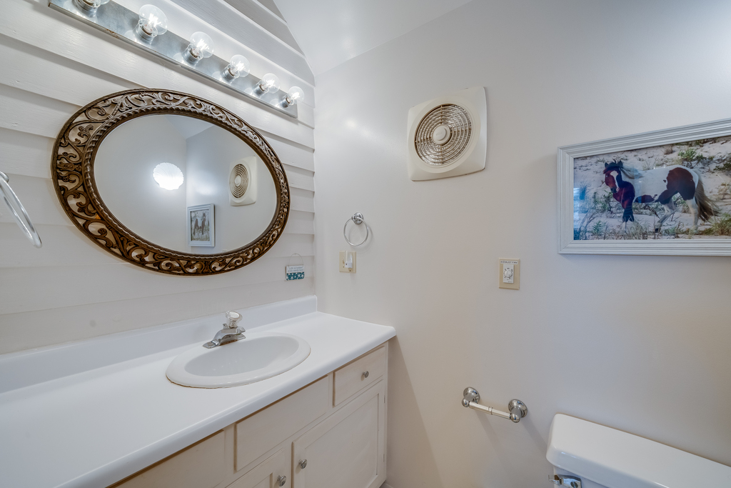 Full Bath 2 is Attached to the Primary Bedroom, and has a Walk-in Shower.